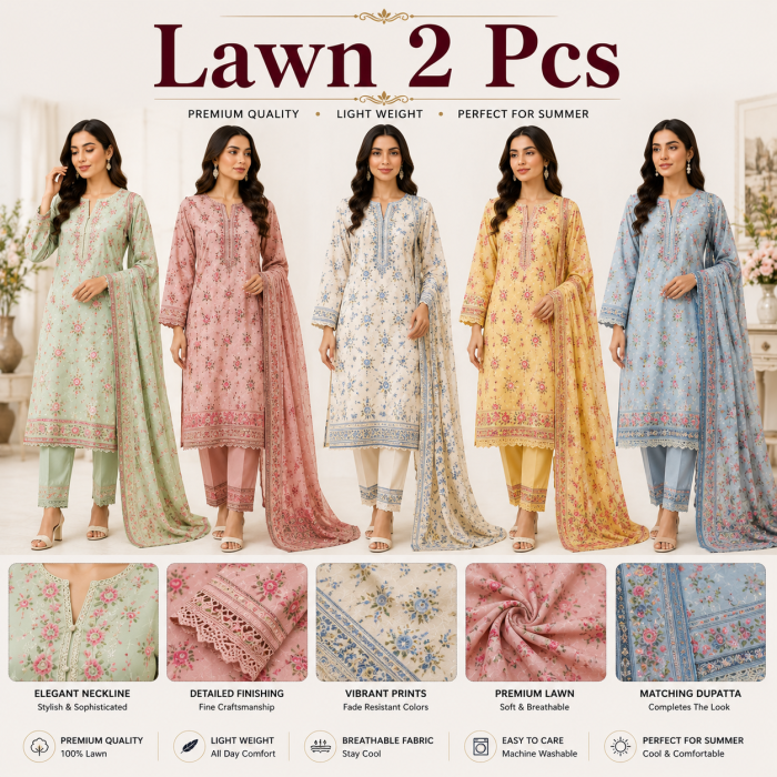 Lawn 2 Pcs