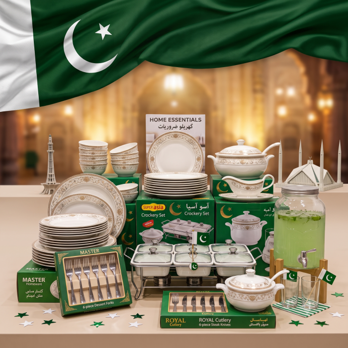 Crockery + Buffet Items