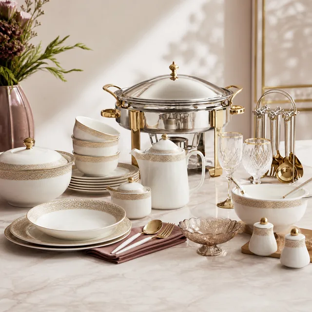 Crockery + Buffet Items