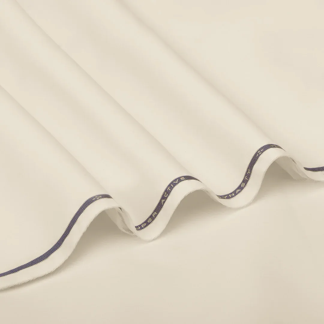 Dynasty Super Active Ivory | Cotton Gents Fabric