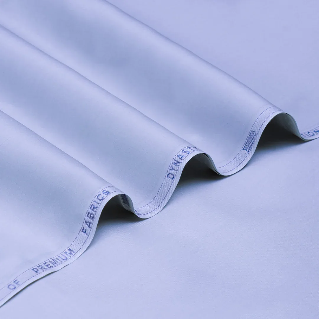 Dynasty Bold Sky Blue | Cotton Gents Fabric