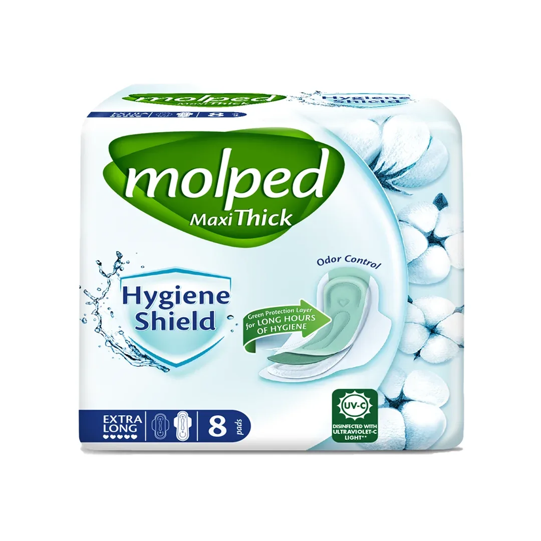 Molped Maxi Thick Hygiene Shield Extra Long Pads