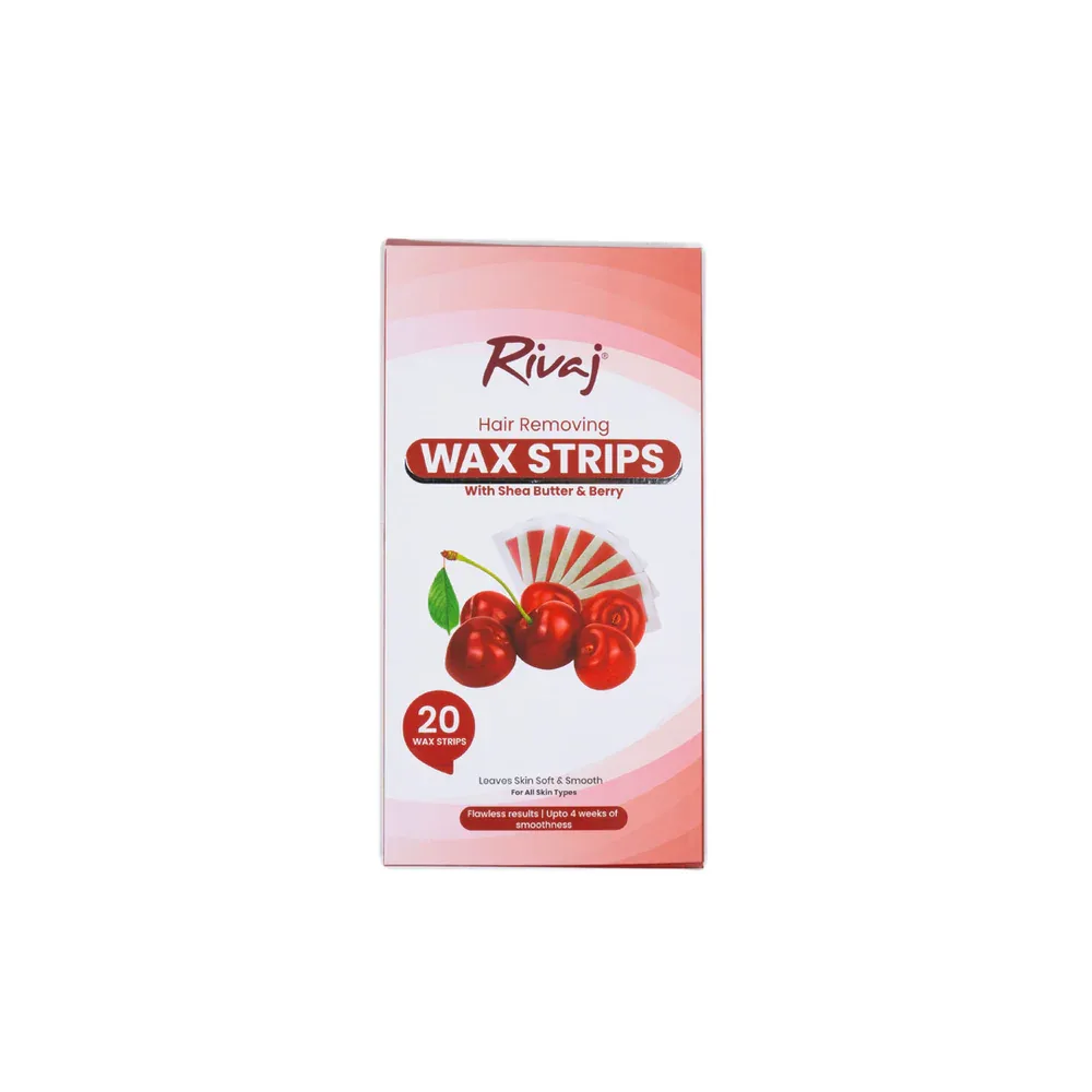 Hair Removing Wax Strips with Shea Butter & Berry