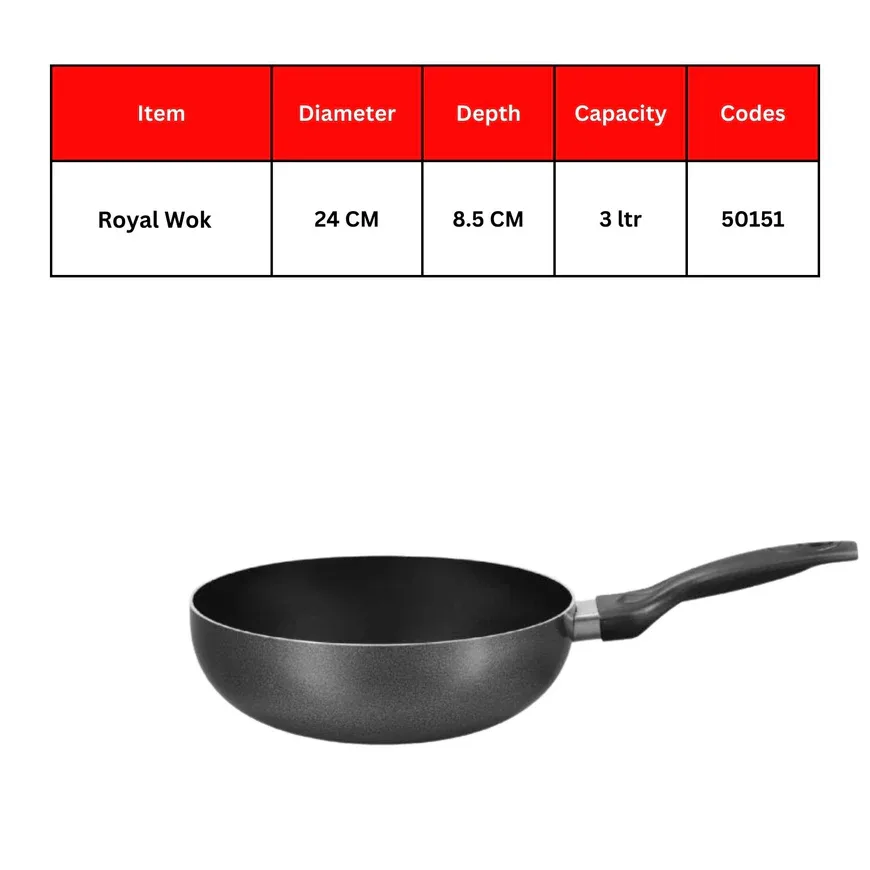 Royal Non-Stick Wok Pan