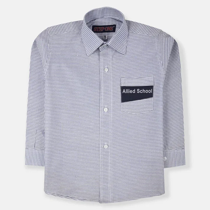 Allied School Boys’ Shirt – Official Uniform, Comfortable Fit