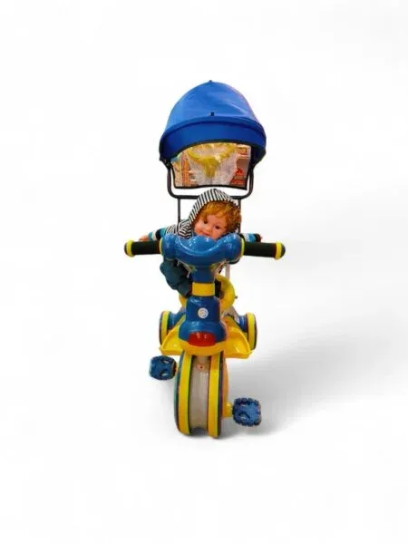 Baby Tricycle with Canopy – Blue | Toddler Ride-On