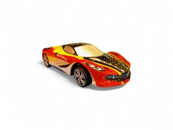 Red Super Racing Car Toy – 30 Lights & Speed Action