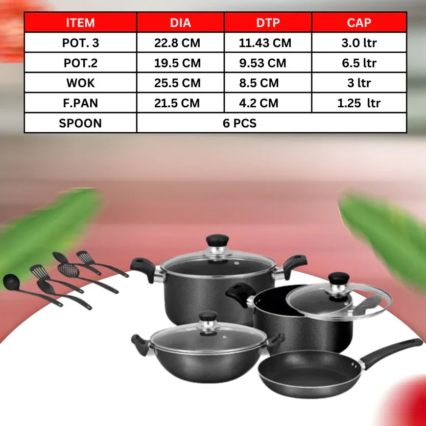 Calix Gift Pack – Premium Cookware with Glass Lid