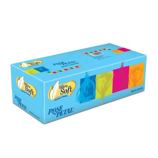 Rose Petal Multicolor Ultrasoft Facial Tissues - 300s