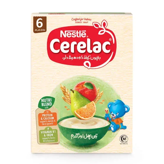 Cerelac 3 fruits and wheat 175gm