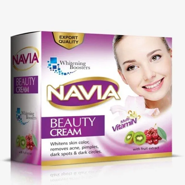 Navia Whitening Beauty Cream, Time Used: Day, Packaging Size: 30g at