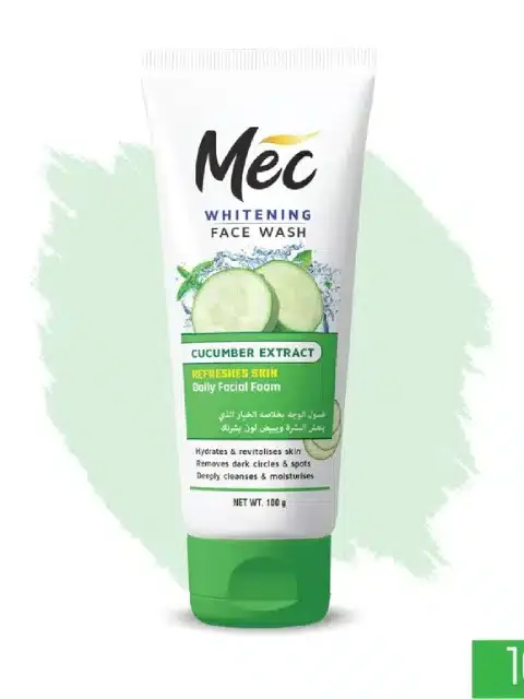 MEC Brightening Face Wash 100gm ( al flavours)