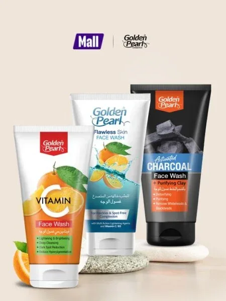 Golden Pearl Face Wash 75ml (all flavours)