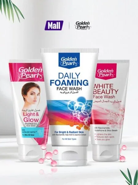 Golden Pearl Face Wash 75ml (all flavours)