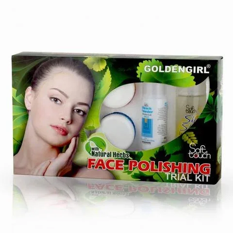 Golden Girl with natural herbs face polishing trial kit
