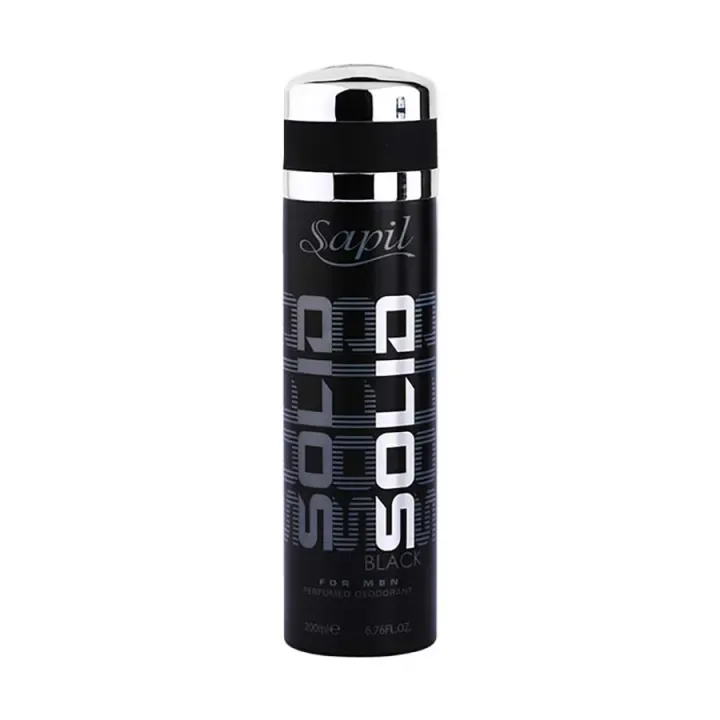 Sapil Solid Black Body Spary For Men 200ml