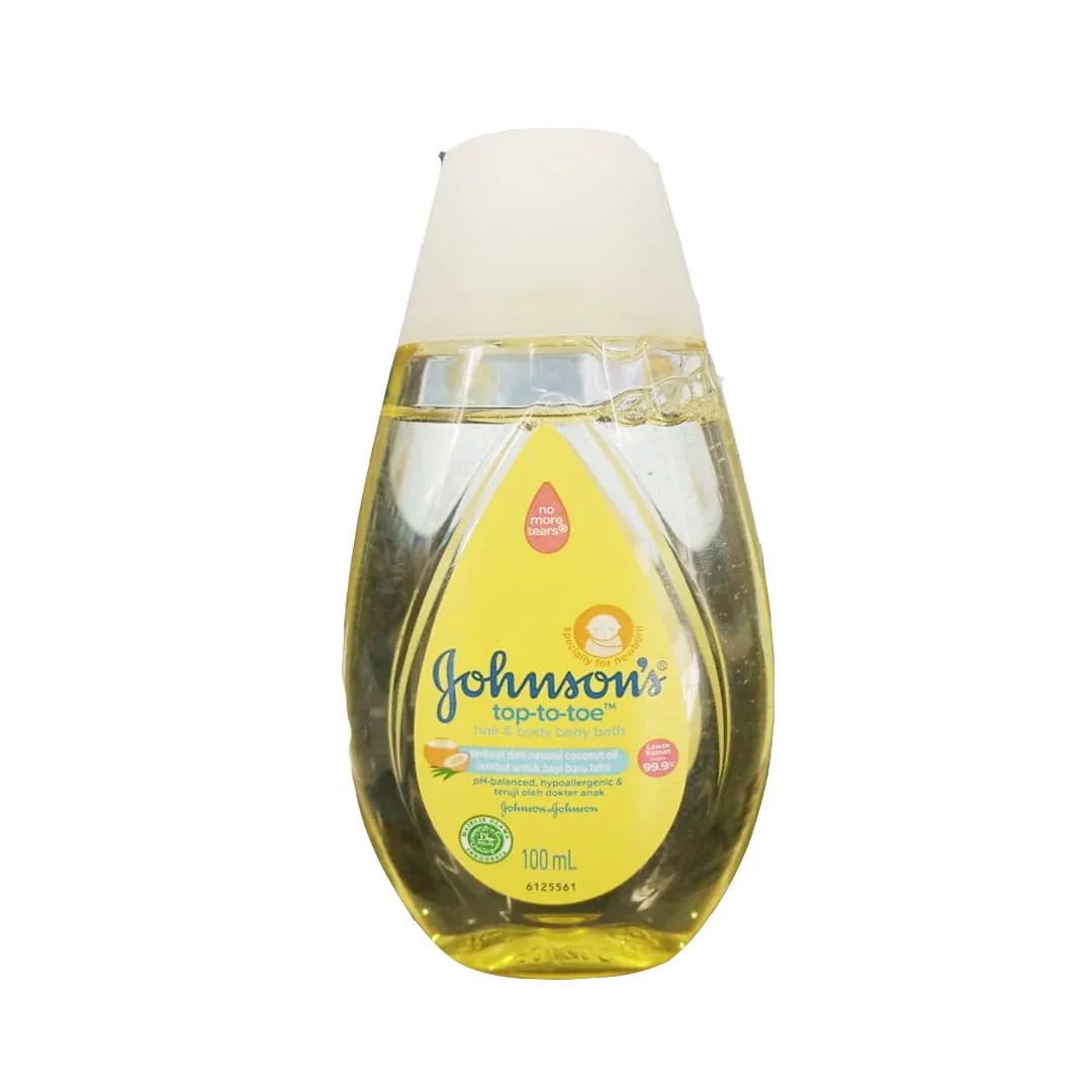JOHNSONS TOP TO TOE HAIR AND BODY BABY BATH 100ML