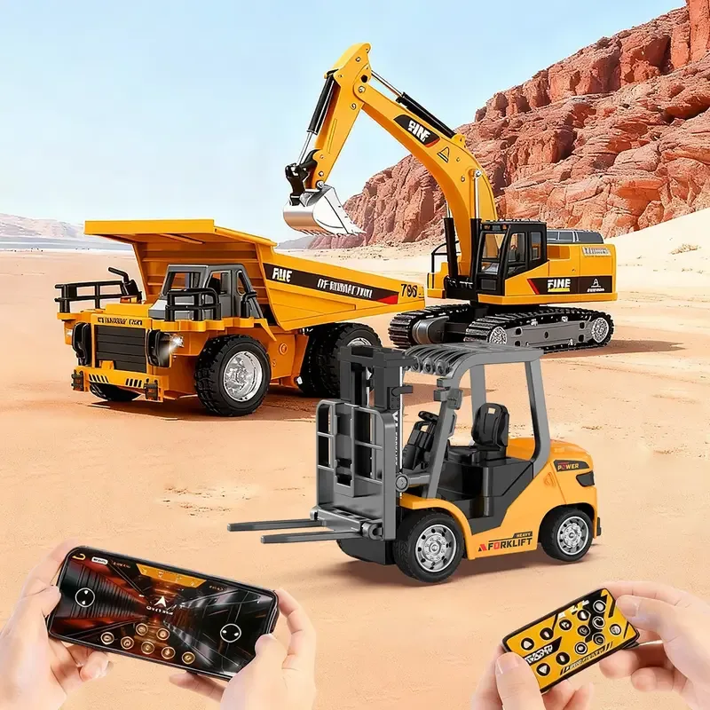 TRUCK CONSTRUCTION REMOTE CONTROL TOYS