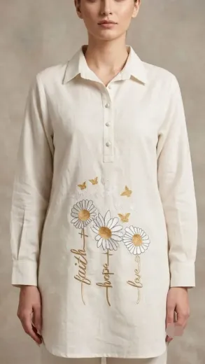 Lawn Embroidered Top