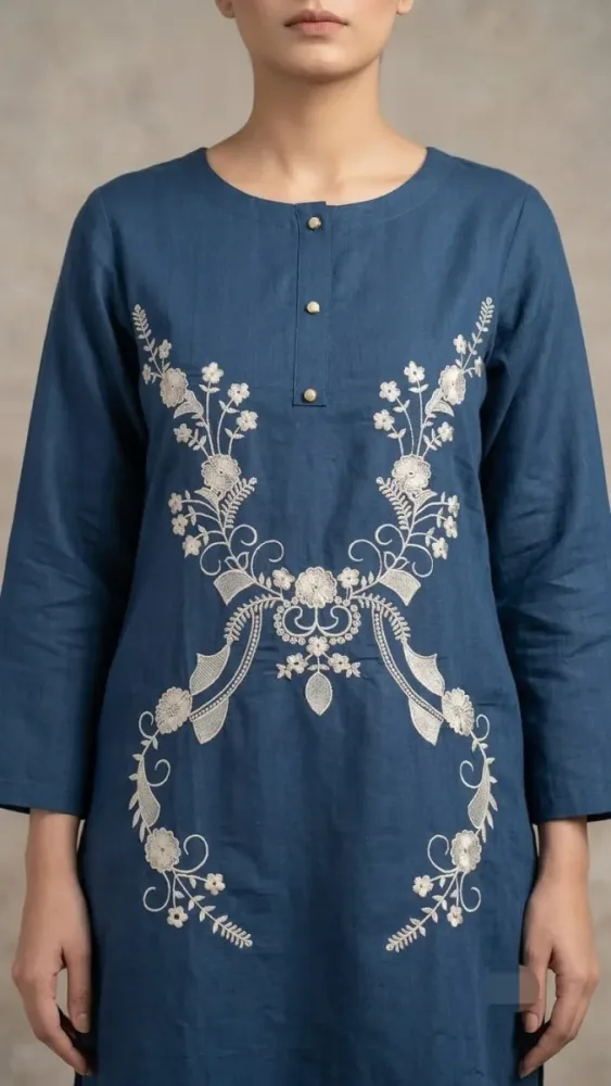 Lawn Embroidered Top
