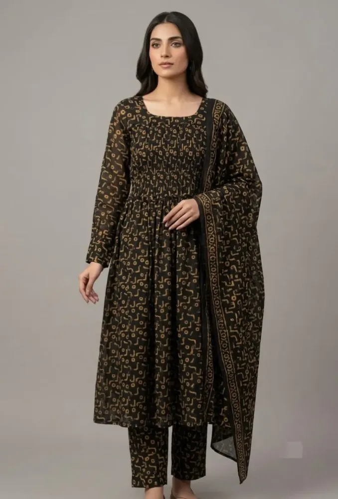 Ladies Printed Frock