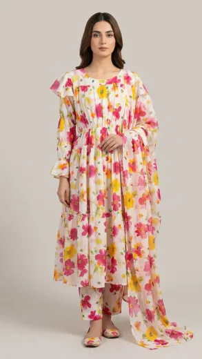 Ladies Printed Frock