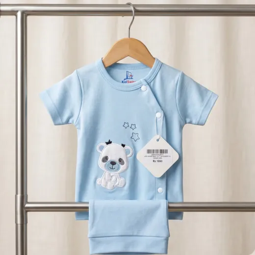 Newborn Baby Cotton Suit – Soft & Comfortable 2-Piece Set