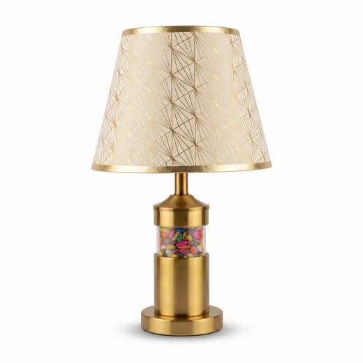 Luxury Gold Decorative Table Lamp with Premium Designer Shade