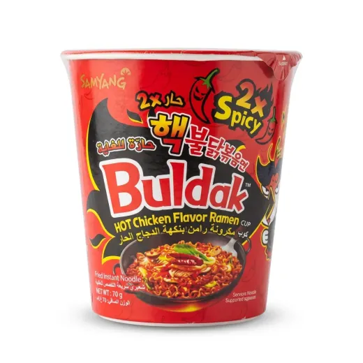 Samyang Buldak 2X Spicy Hot Chicken Flavor Ramen Cup – 70g