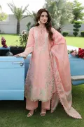 3 Pcs Ladies Embroidered Suit – RR26V6SFD14