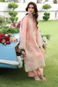 3 Pcs Ladies Embroidered Suit – RR26V6SFD14