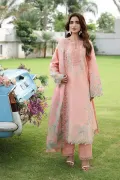 3 Pcs Ladies Embroidered Suit – RR26V6SFD14