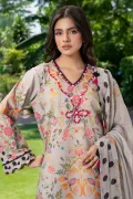 3-PC Unstitched Printed Lawn C-Print