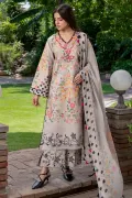 3-PC Unstitched Printed Lawn C-Print