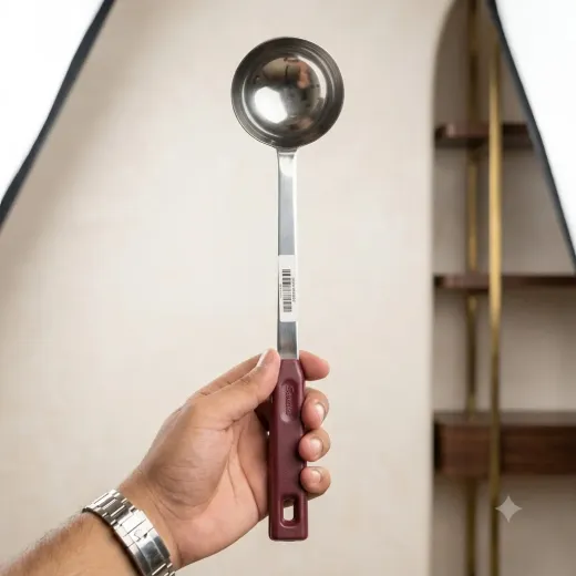 Premium Stainless Steel Soup Ladle | Long Handle Serving Spoon