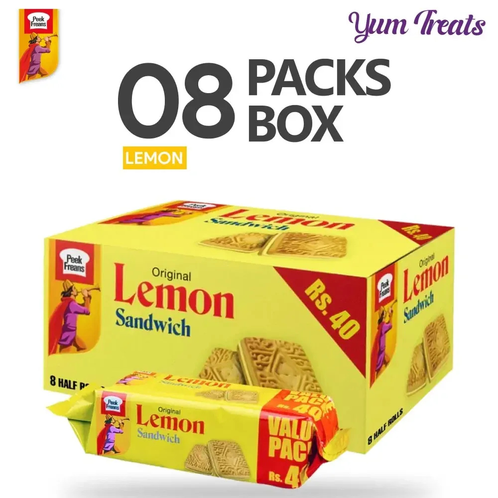 peek freans lemon sandwich half roll box