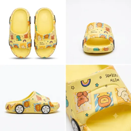 🌟 Kids Cartoon Slide Sandals – Fun, Lightweight & Super Comfortable