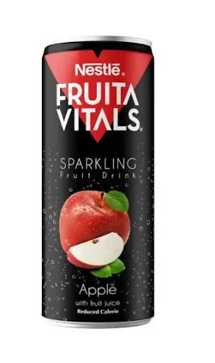 Nestlé Fruita Vitals Sparkling Apple Fruit Drink can