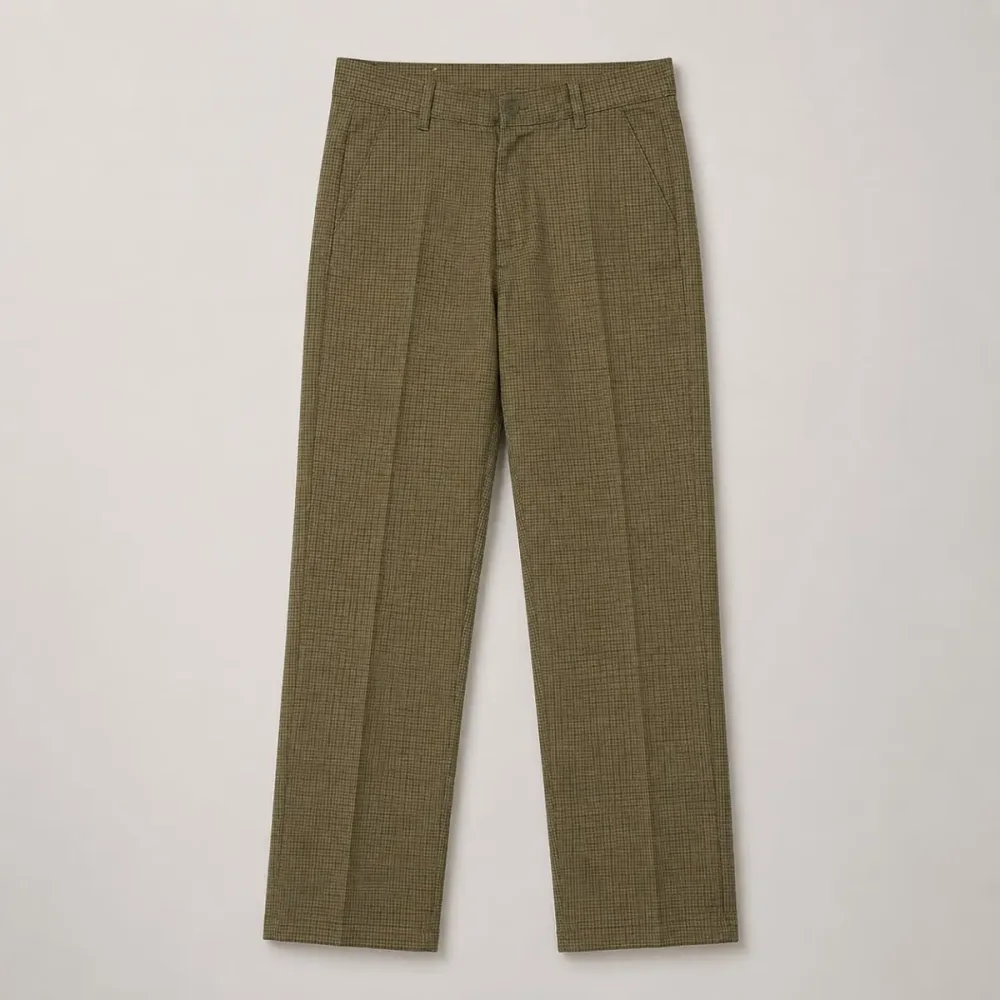 Men’s Checkered Casual Trousers