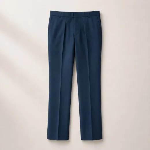 Men’s Classic Navy Blue Formal Trousers
