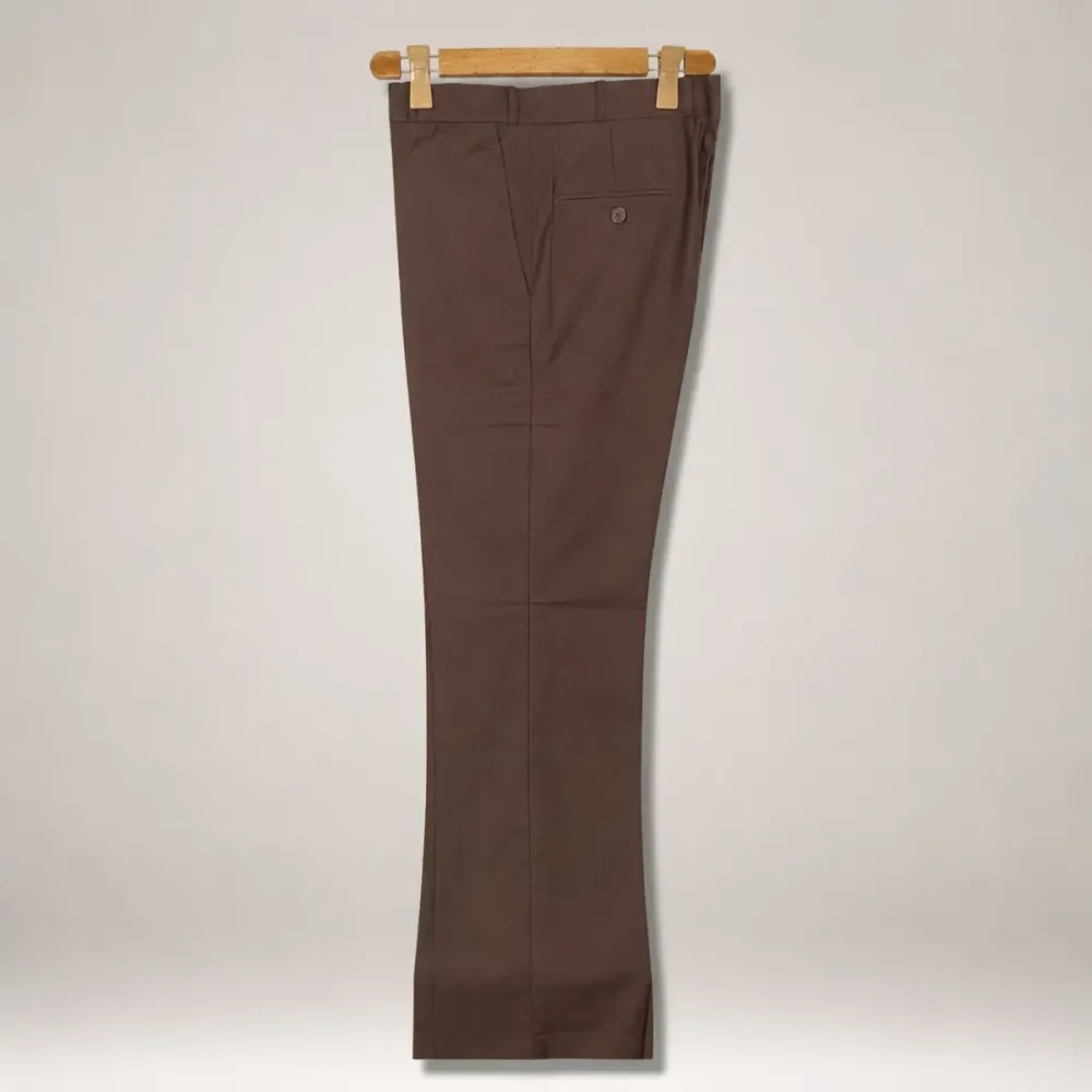 Men’s Brown Formal Trouser