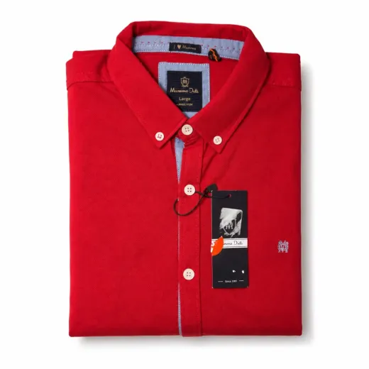 Massimo Dutti Red Casual Shirt