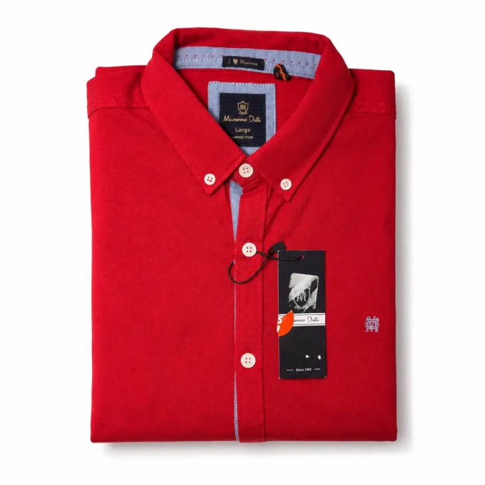 Massimo Dutti Red Casual Shirt