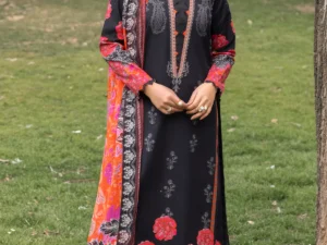 Charizma Lawn Suit 3PC – 3-PC Unstitched Printed Lawn Collection | 2025 | Premium Lawn Fabric - Image 1
