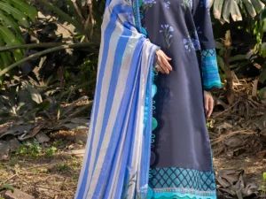 Charizma Lawn Suit 3PC – 3-PC Unstitched Printed Lawn Collection - Image 2