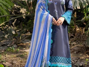Charizma Lawn Suit 3PC – 3-PC Unstitched Printed Lawn Collection - Image 1