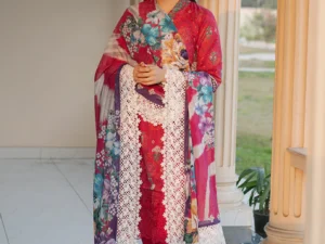 Razab Lawn Suit 3PC – Luxury Lawn | Luxury Lawn Collection 2025 | Premium Lawn Fabric - Image 4