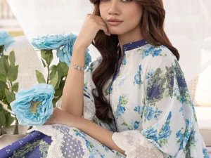 Razab Lawn Suit 3PC – Luxury Lawn Collection 2025 | Premium Lawn Fabric - Image 2