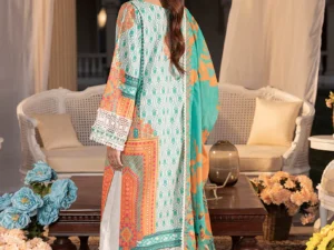 Razab Lawn Suit 3PC – Luxury Lawn | Luxury Lawn Collection 2025 | Premium Lawn Fabric - Image 4