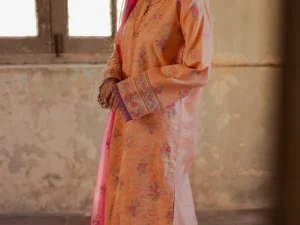 RajBari Summer Breeze 2-B Unstitched Lawn Suit - Image 5